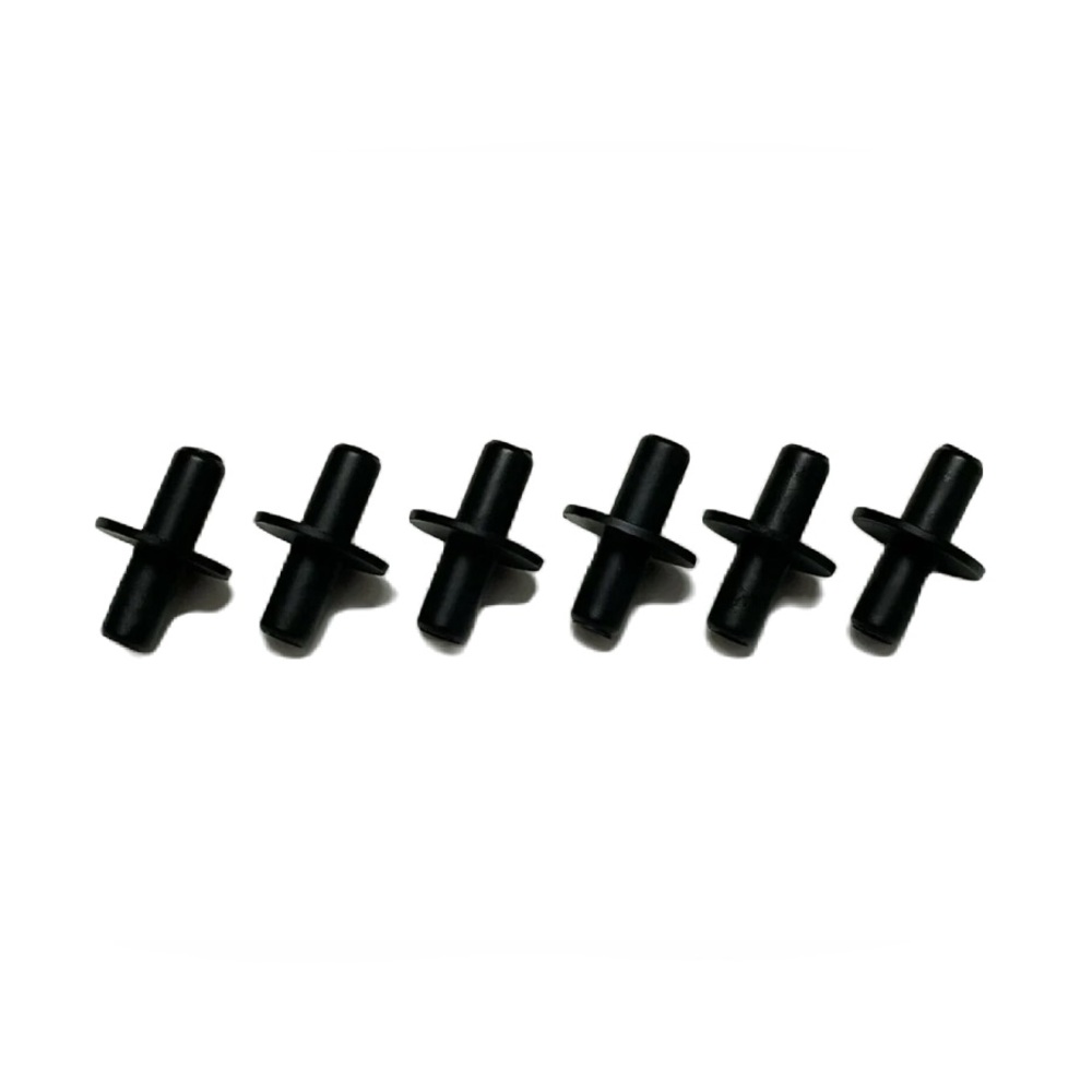 IKEA Pin Wheel Part # 110525 (6 Pack) Black Furniture Hardware Fittings Parts
